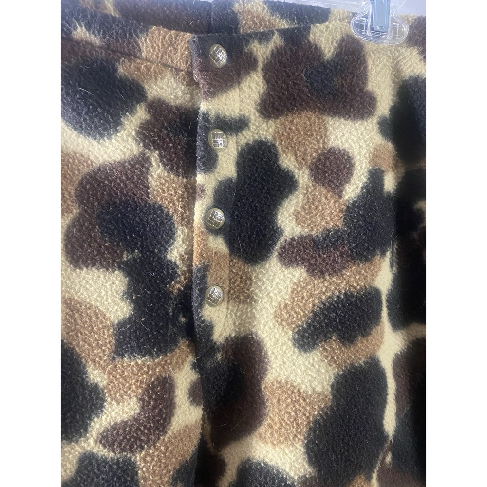 Vintage 1970's Columbia Sportswear Duck Camo Fleece Sweatsuit Men's Medium - Picture 14 of 16